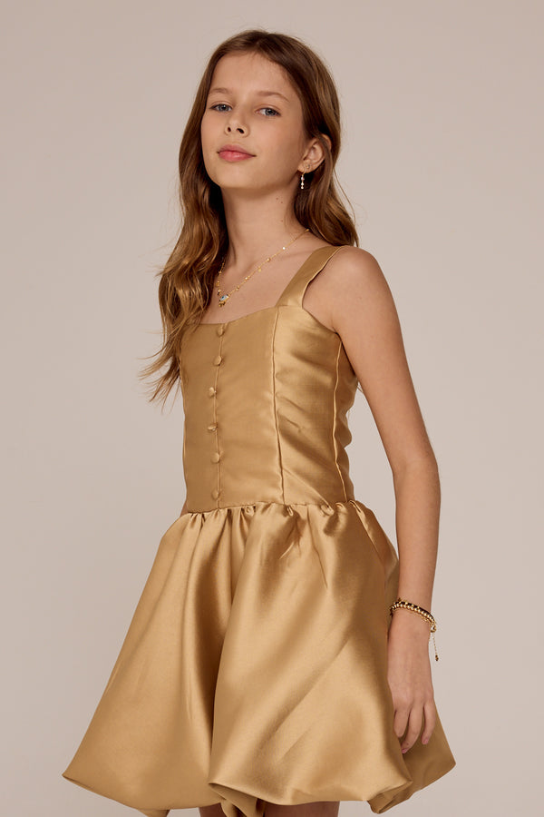 Vestido Hailey Dourado